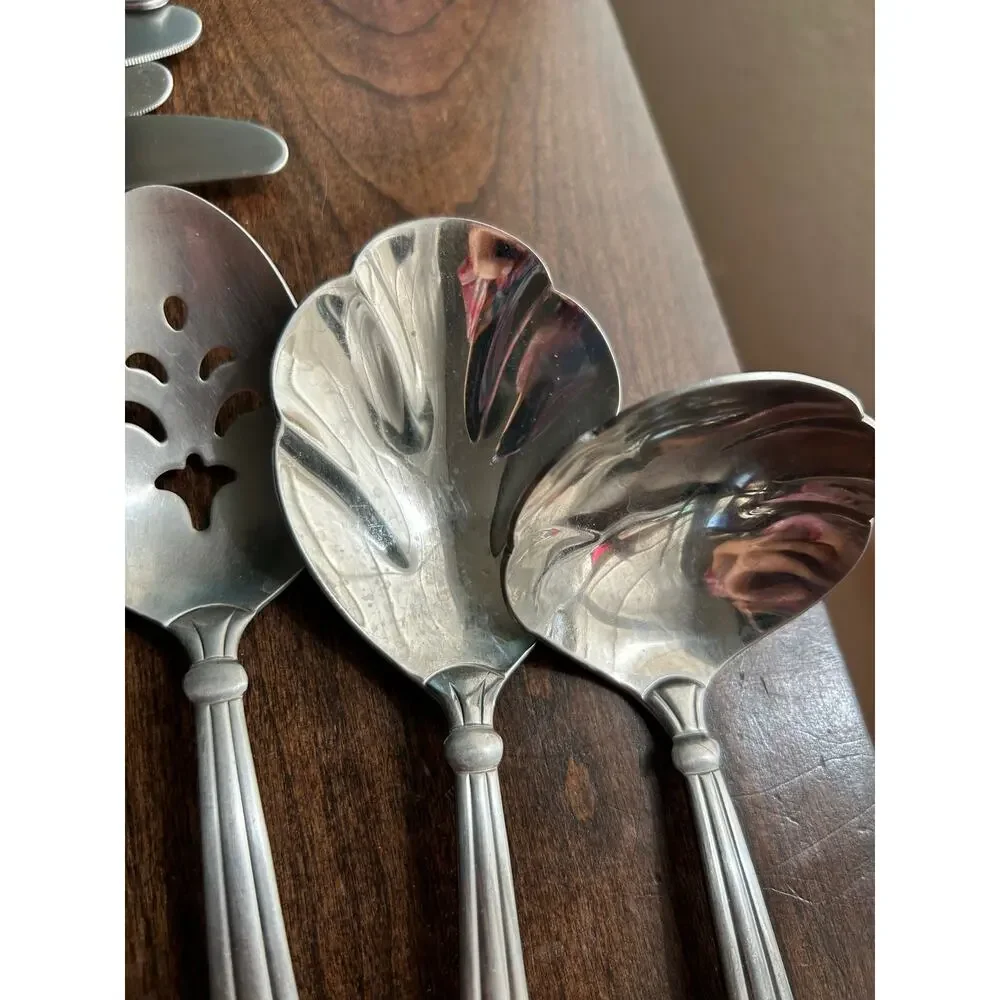 37 pieces Oneida Community Unity Stainless Flatware set spoon fork knife +